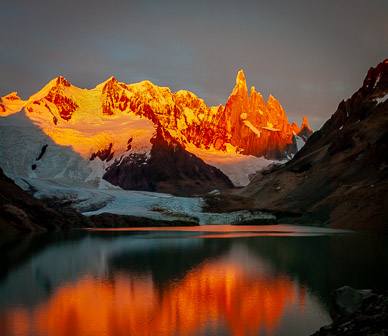 Dawn on Cerro Torre