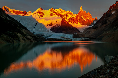 Dawn on Cerro Torre