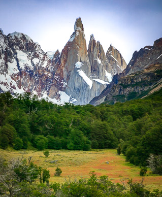 Last intimate view of Cerro Torre