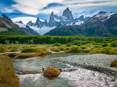 Rio Fitz Roy, Fitz Roy, & Cerro Poincenot