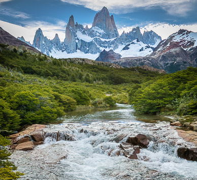 Rio Fitz Roy, Fitz Roy, & Cerro Poincenot