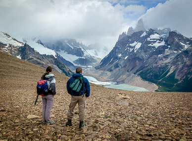 Wanda & Alex on Loma del Pliegue Tumbado