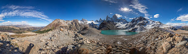 Laguna de los Tres panorama