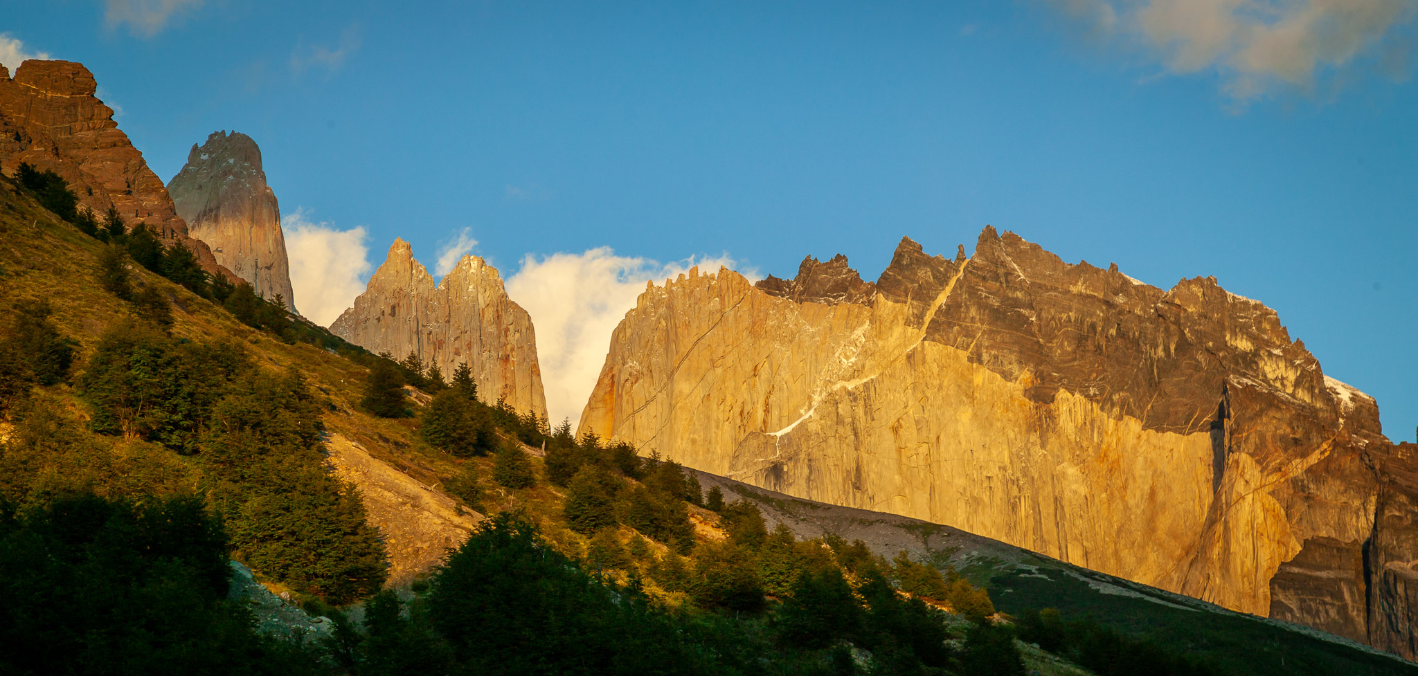 Early light on Torres del Paine