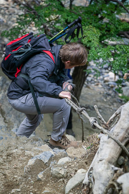 Hiking up to Torres del Paine