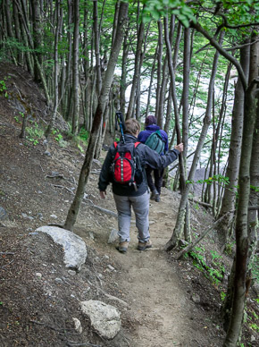 Hiking up to Torres del Paine