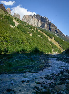 Morning light on Torres del Paine