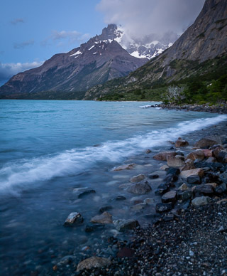 Evening light on Lago Nordenskjold & Cerro Paine Grande