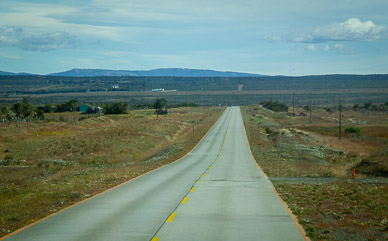 Bus trip back to Puerto Natales