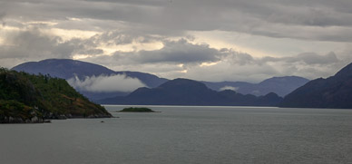Sailing up the inland waterway