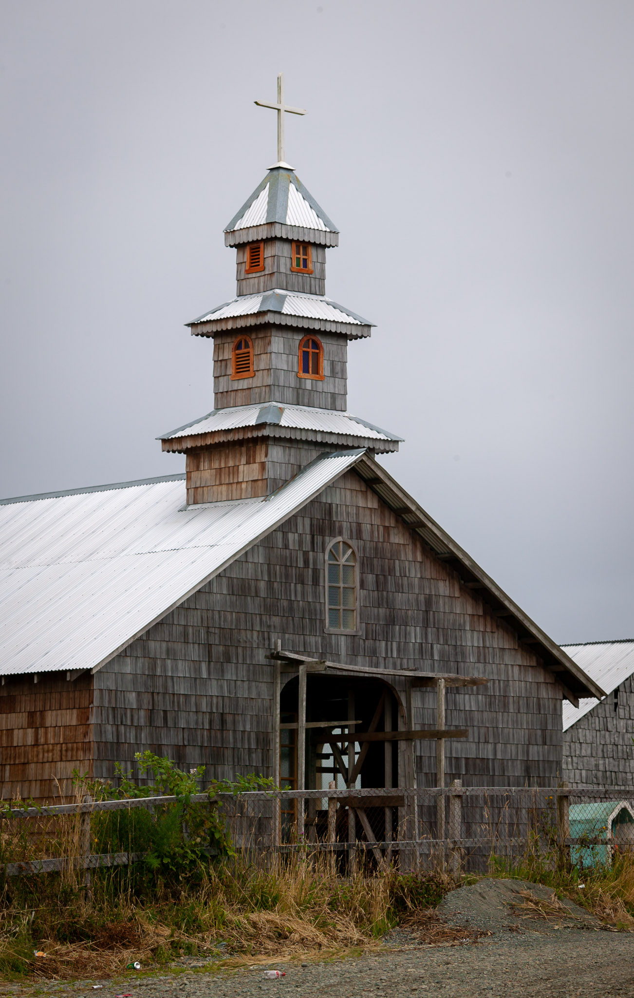 One of Chiloe's famous wooden churches