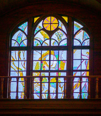 Wooden Iglesia San Francisco de Castro church in Castro