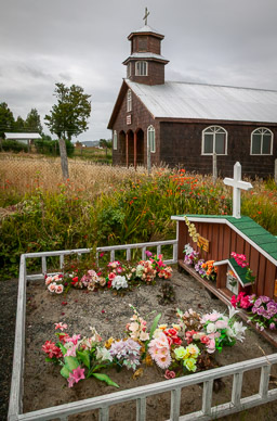 One of Chiloe's famous wooden churches