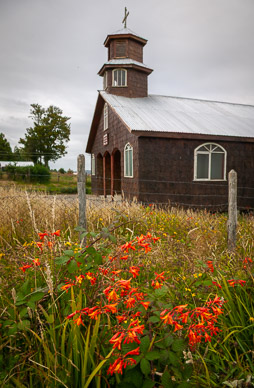 One of Chiloe's famous wooden churches
