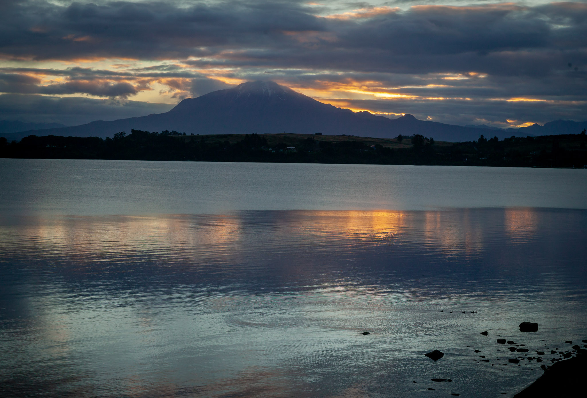Volcan Osorno sunset, Puerto Varas
