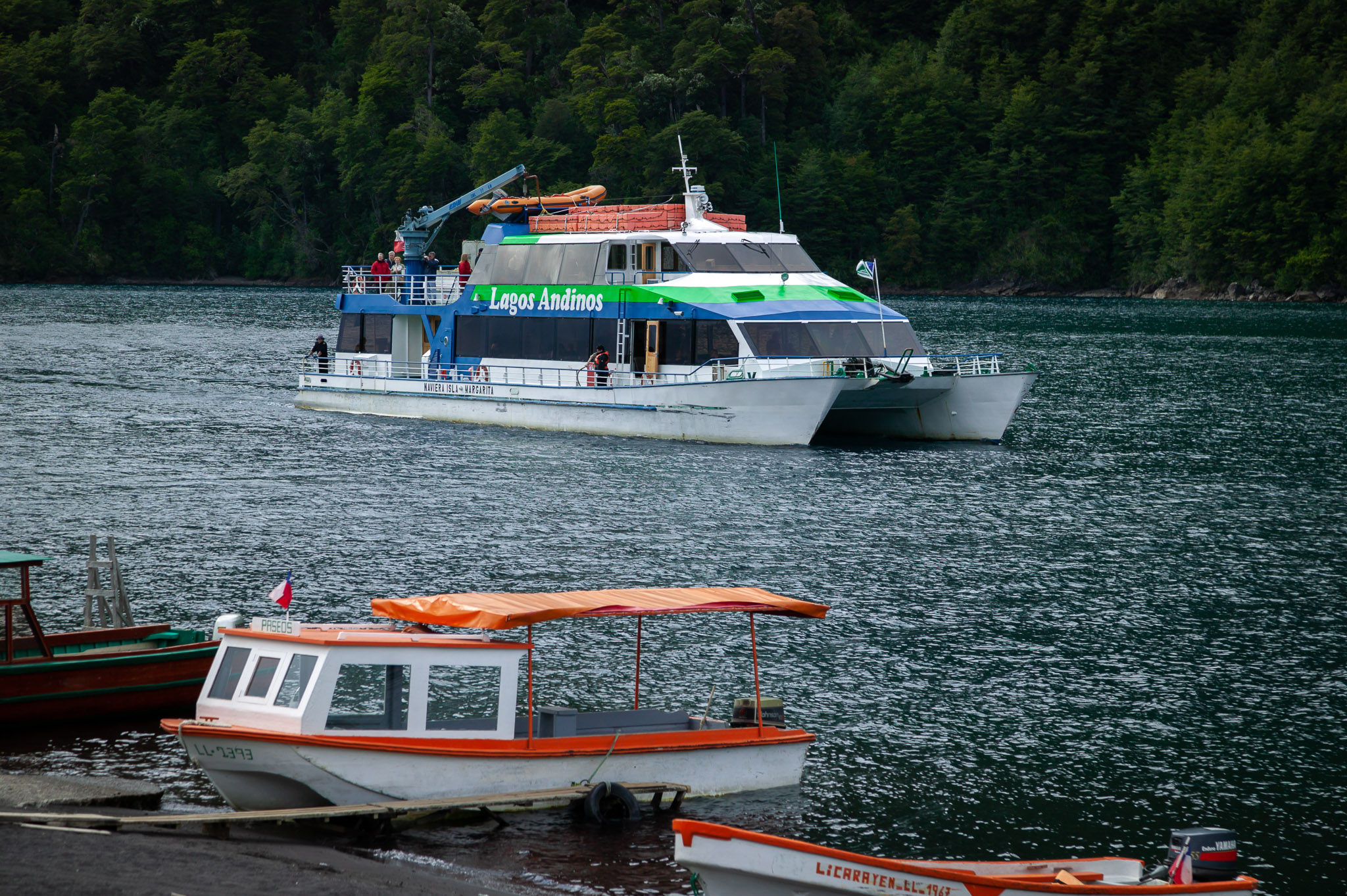 Ferry on Lago Todos los Santos