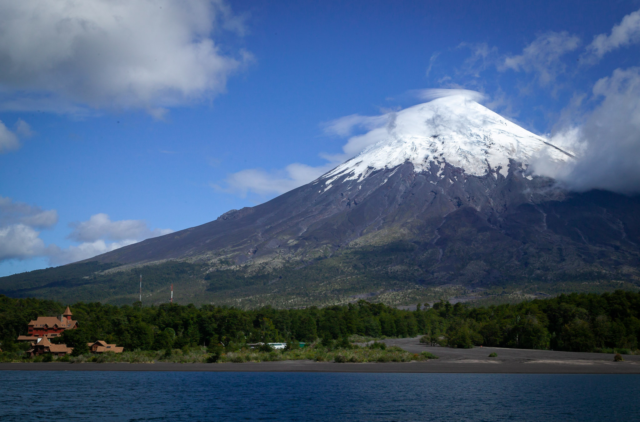 Volcan Osorno over Todos los Santos