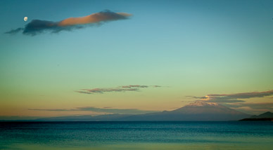 Volcan Osorno sunset, Puerto Varas