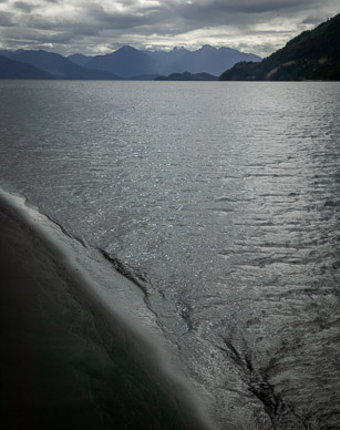 Todos los Santos, Andes & Argentinean border in background