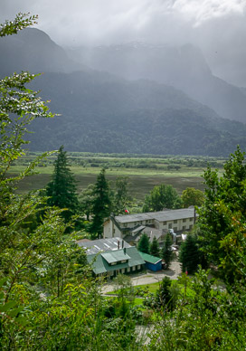 Viewpoint above Peulla hotel