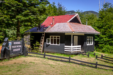 Ranger Station on Parque Nacional Huerquehue climb