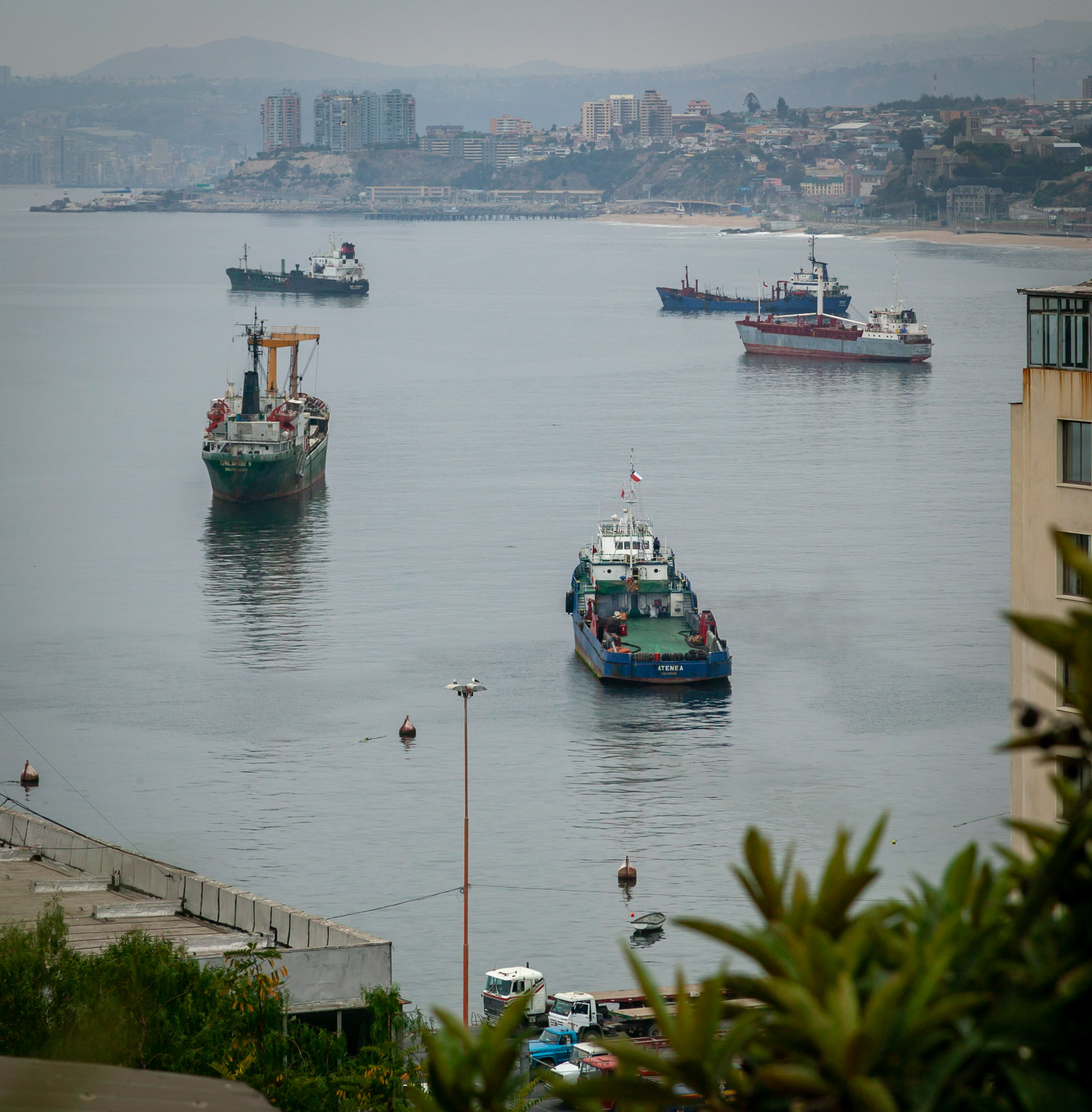 Valparaiso is largest Chilean port, founded in 1850's