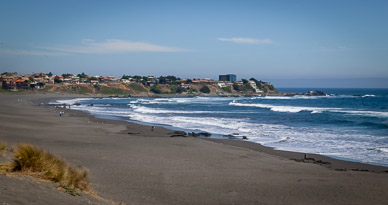 World famous surfing town Pichilemu