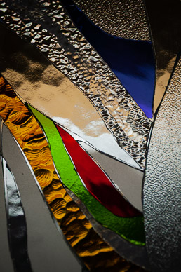 Hotel stained glass by Patricia Rubio Lacalle, Valparaiso