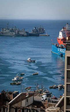 Clippers used Valparaiso as stop between the "Horn" and San Francisco (gold rush era)
