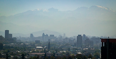 View from Cerro Santa Lucia