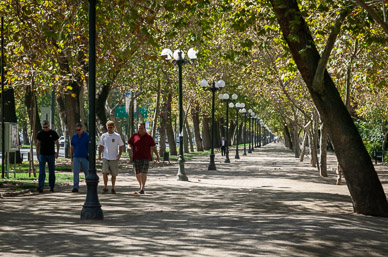 Riverfront park, Santiago