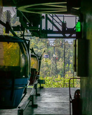 Tram to Cerro San Cristobal, Santiago