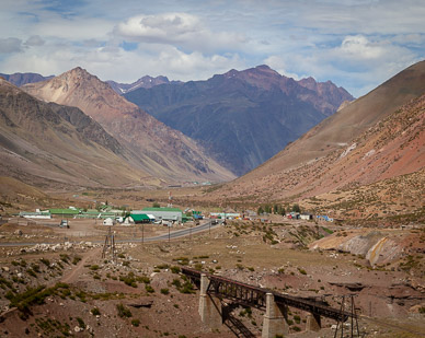 Argentinan town in Andes