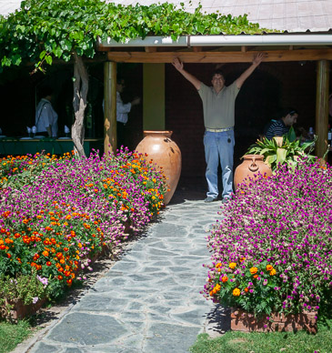 Lunch at La Posada del Jamón, Vista Flores (Tunuyan), Uco Valley