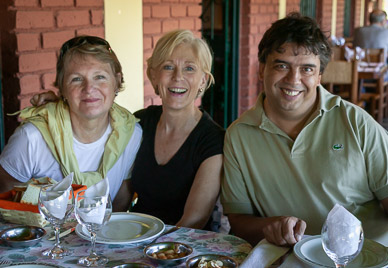 Lunch at La Posada del Jamón, Vista Flores (Tunuyan)