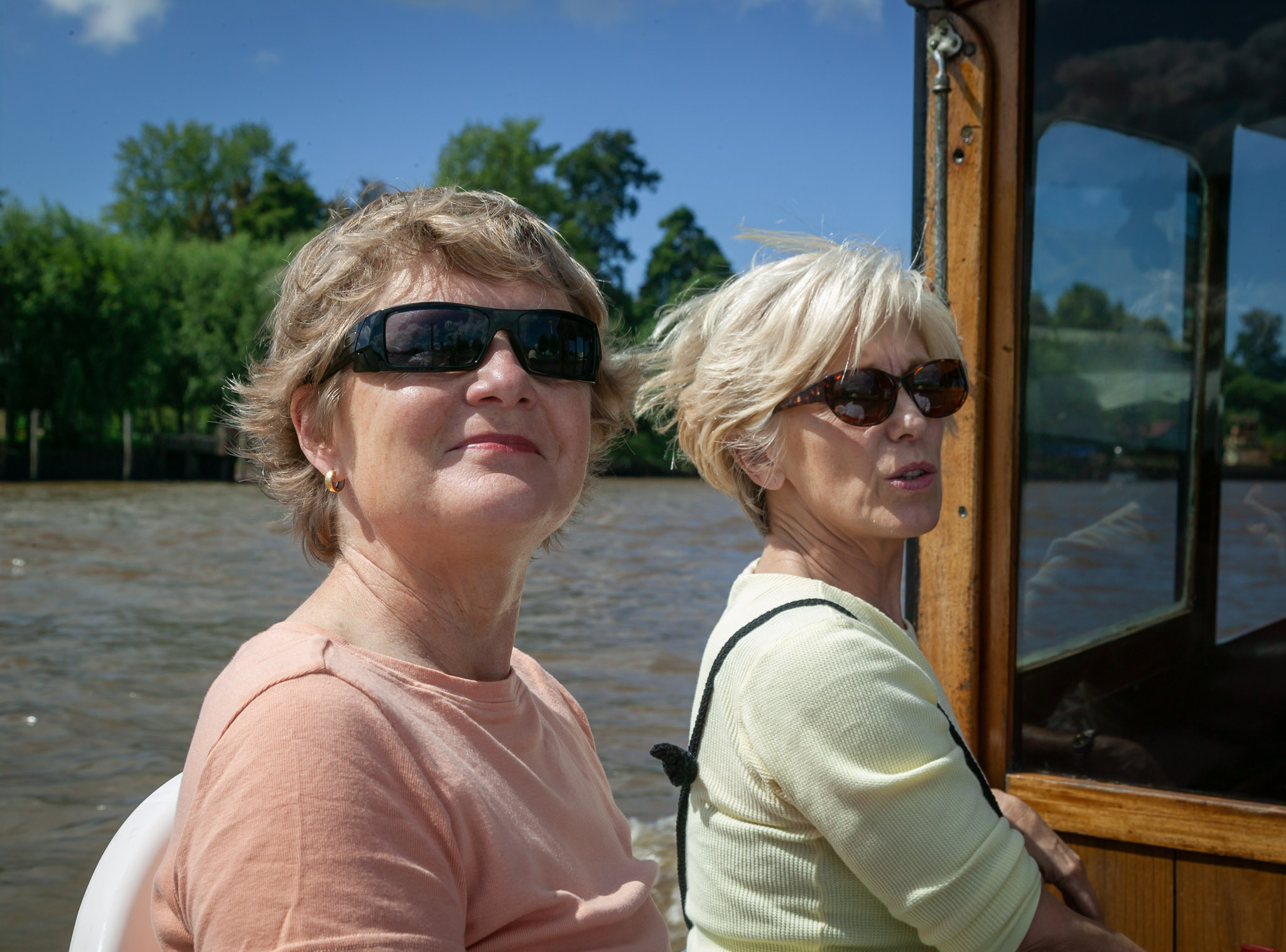Exploring waterways of Parana Delta