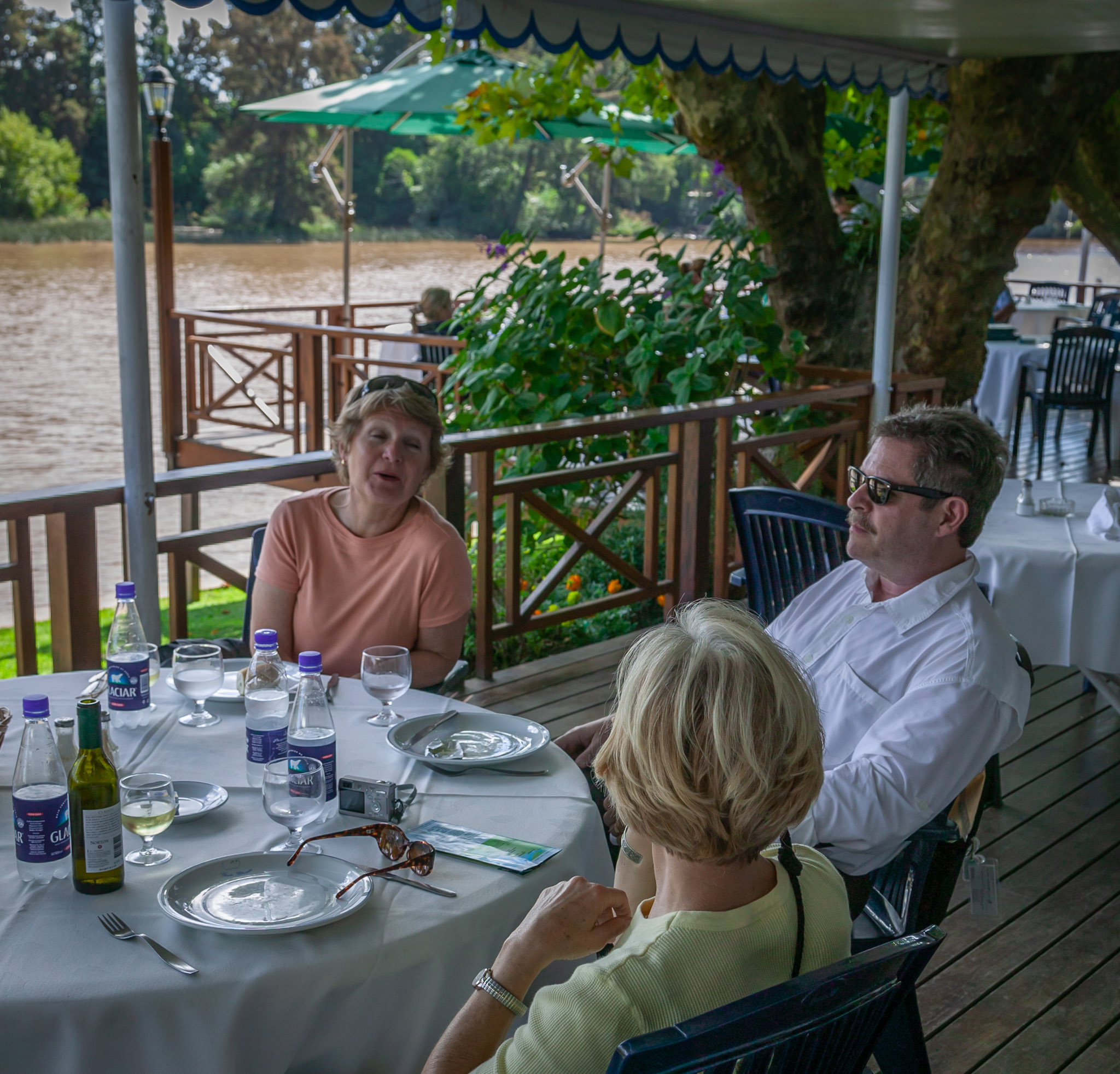 Our lunch stop at Gato Blanco restaurant, Parana Delta, outside Buenos Aires