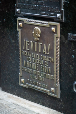 Eva Peron's tomb