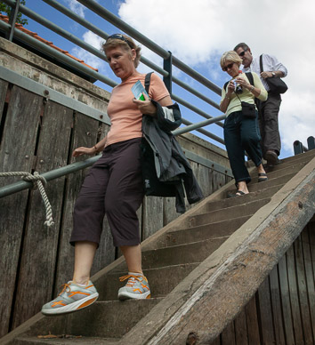 Exploring waterways of Parana Delta
