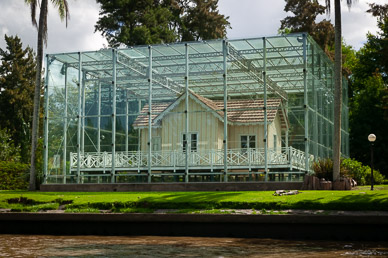 Exploring waterways of Parana Delta
