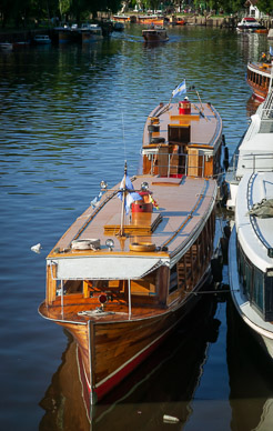 Exploring waterways of Parana Delta