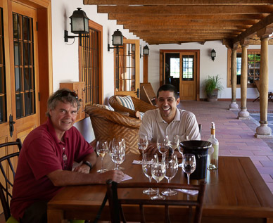 Montgras Winery, our first (of many) private, laid-back tasting experience