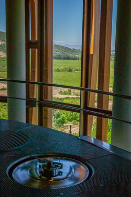 Oak barrel fermentors at Lapostolle Clos Apalta