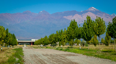 Bodega Salentein, Uco Valley, entrance to visitors' center/art gallery