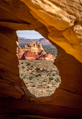 North Tepees through Top Rock Window