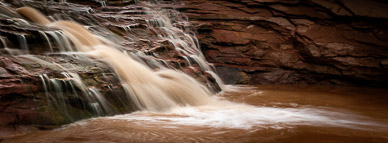 One of many waterfalls