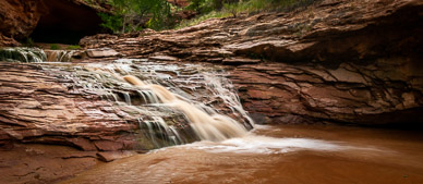 One of many waterfalls