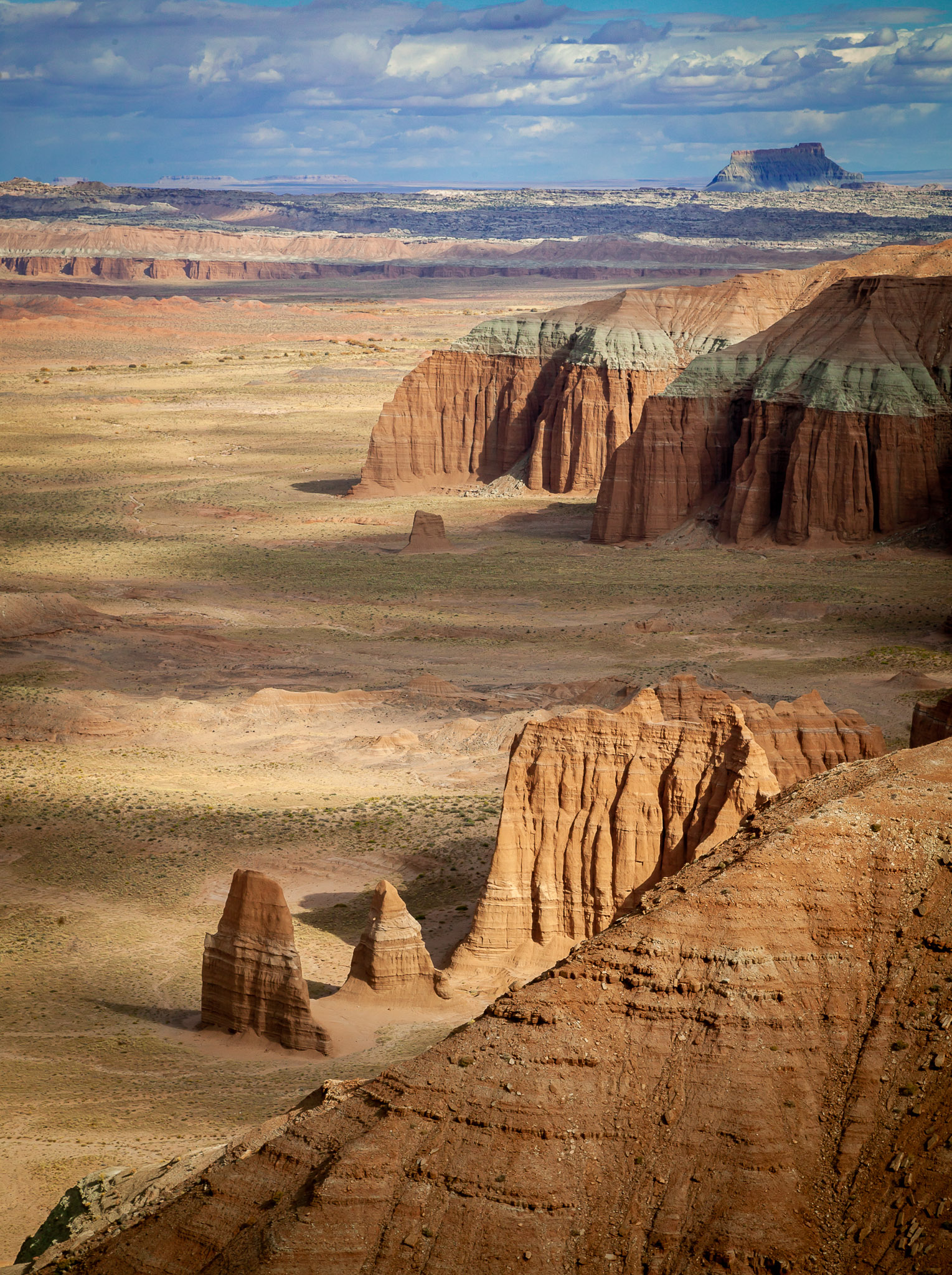 Lower Cathedral Valley Overlook, Capitol Reef