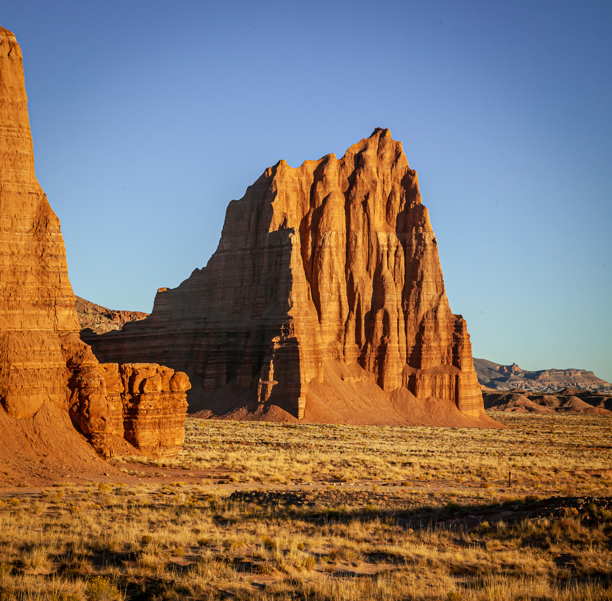 Temples of Sun & Moon, Lower Cathedral Valley, Capitol Reef