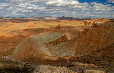 Lower Cathedral Valley Overlook, Capitol Reef